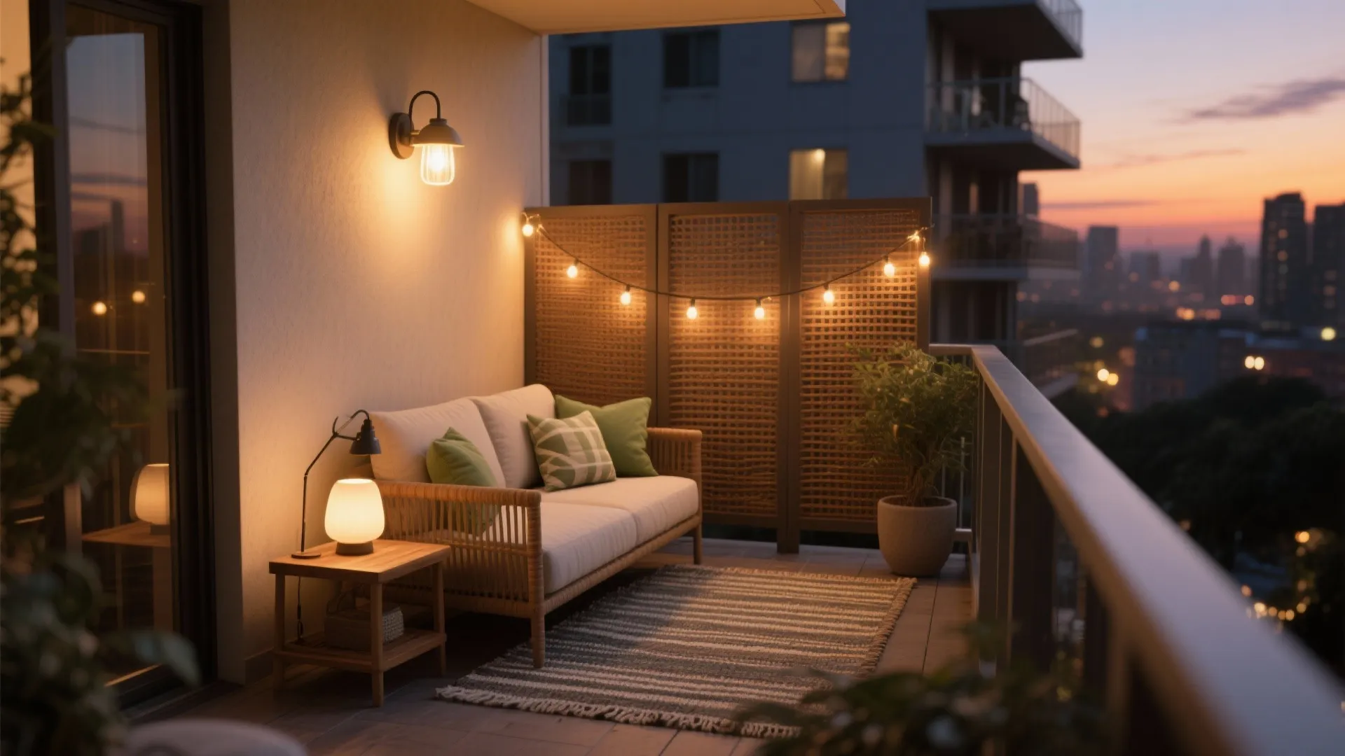 Layered Lighting, Textiles, and Thoughtful Privacy