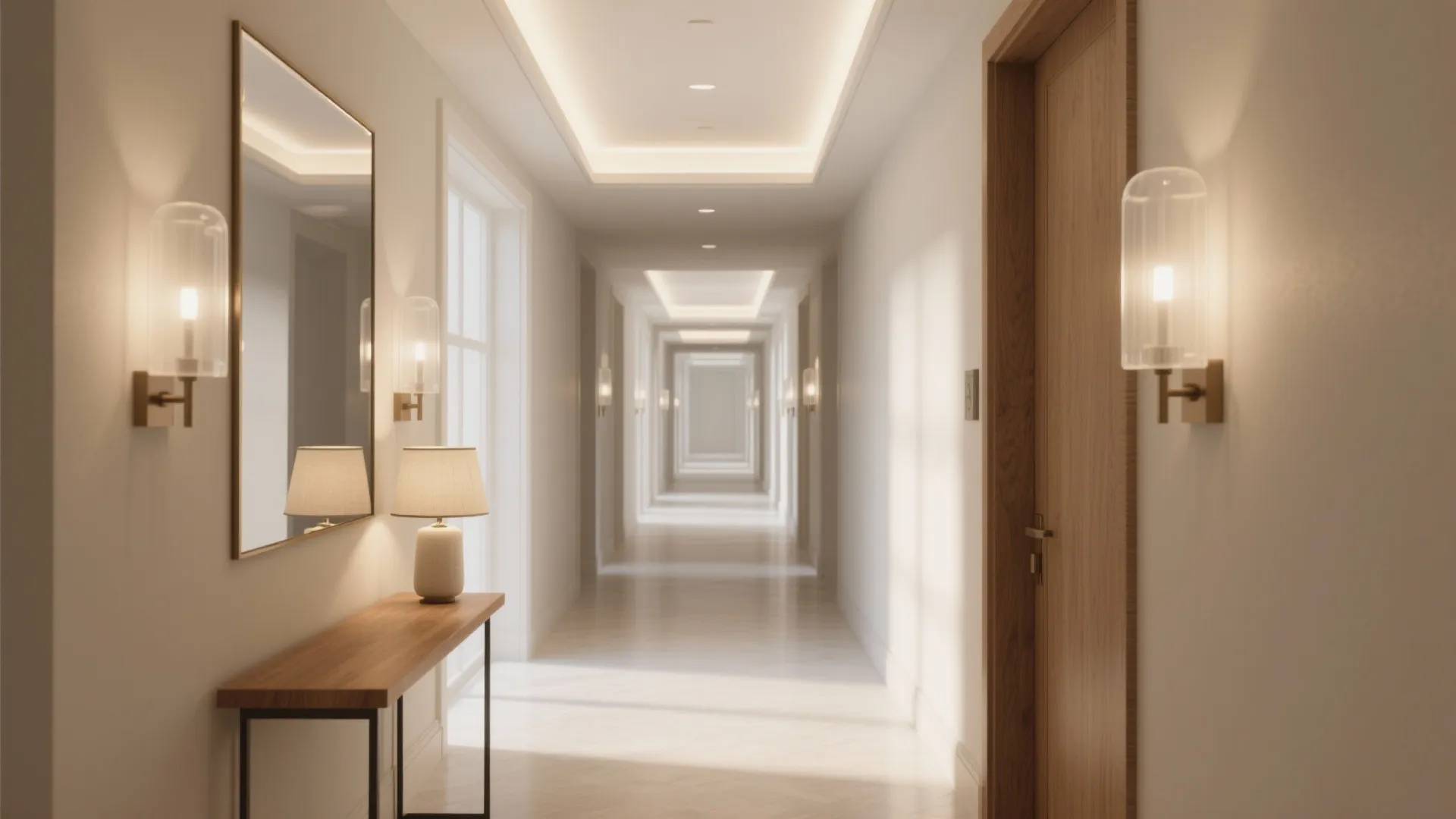 Layered Lighting and Reflective Surfaces