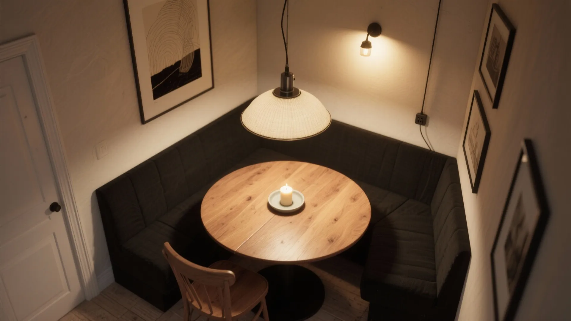 Layered lighting and low-cost ambiance