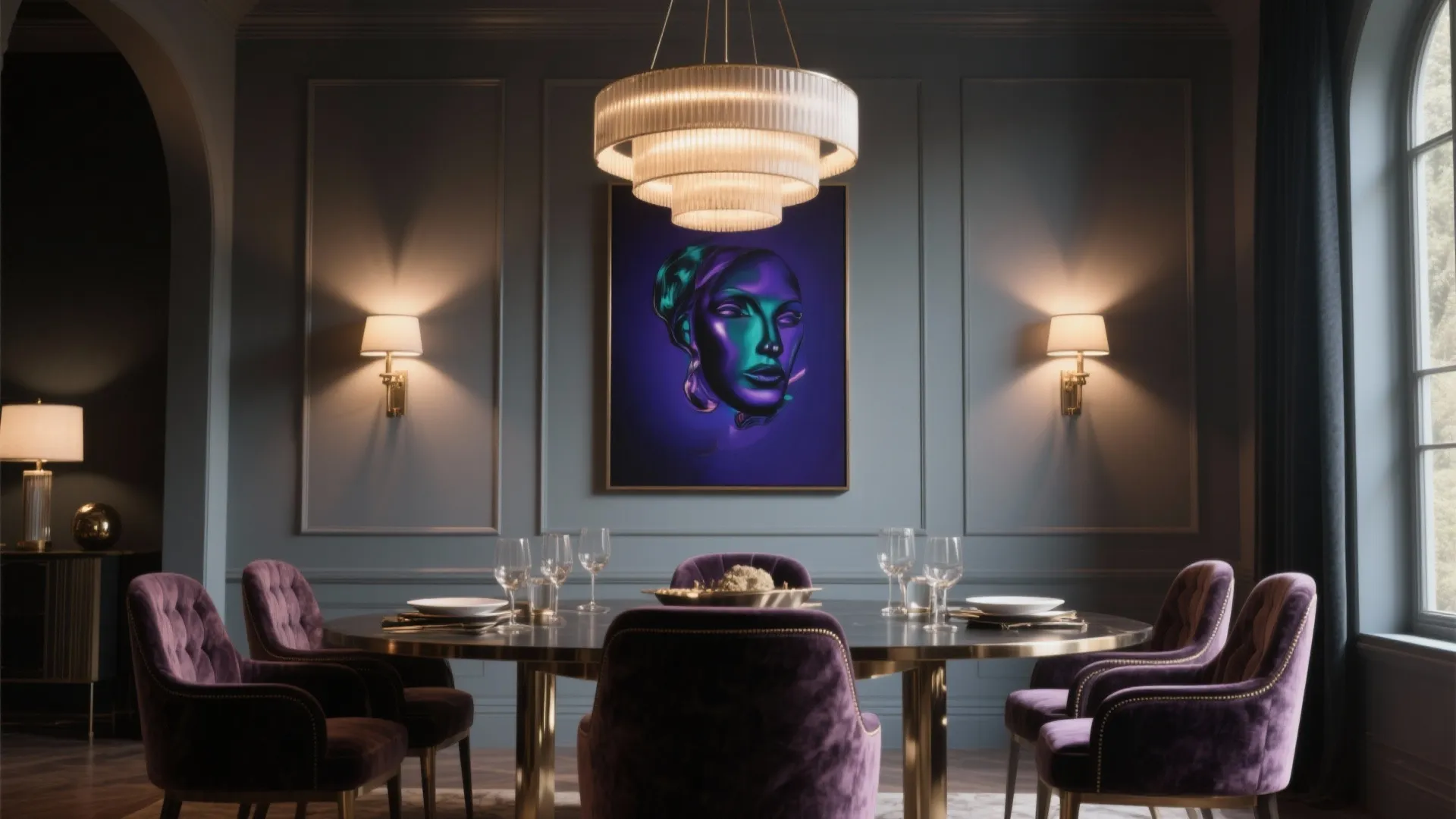 5. Layered Lighting, Art, and Color