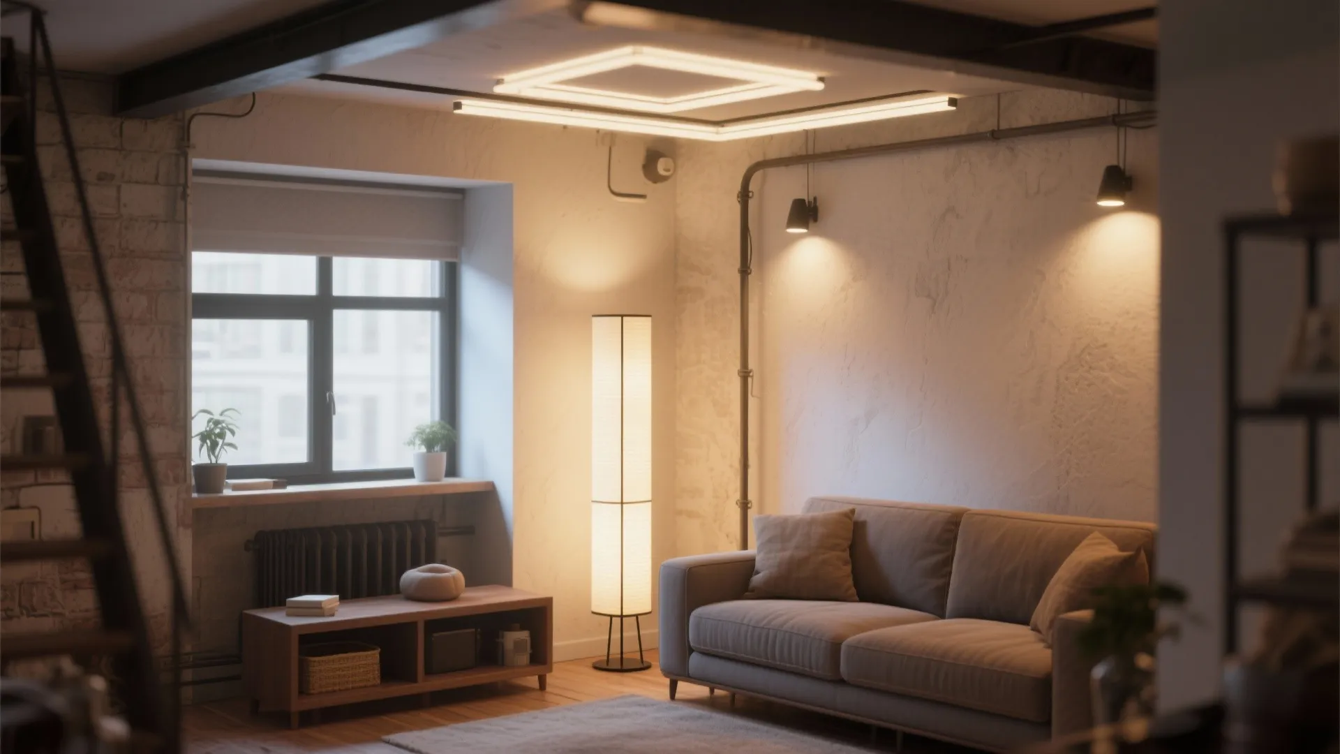 Layered Lighting with Floor Lamps