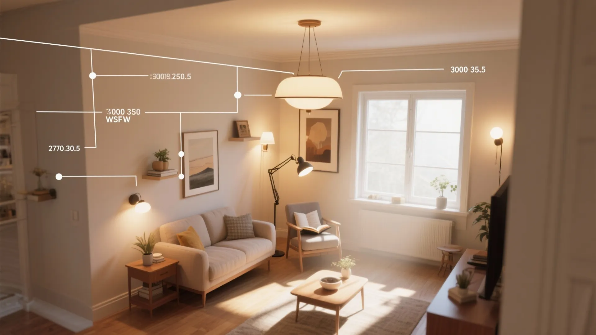 4) Light Zoning with Layered Fixtures