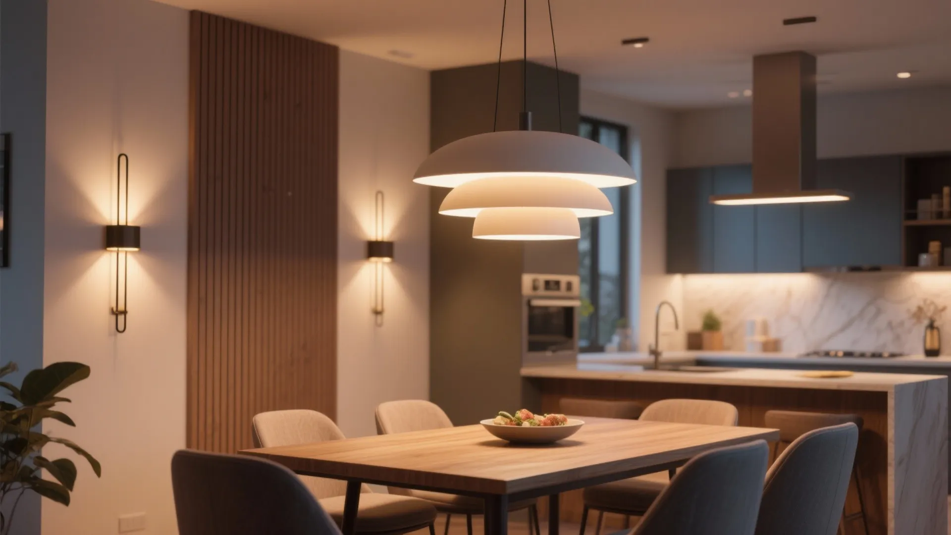 8. Layered Lighting with Wall Sconces