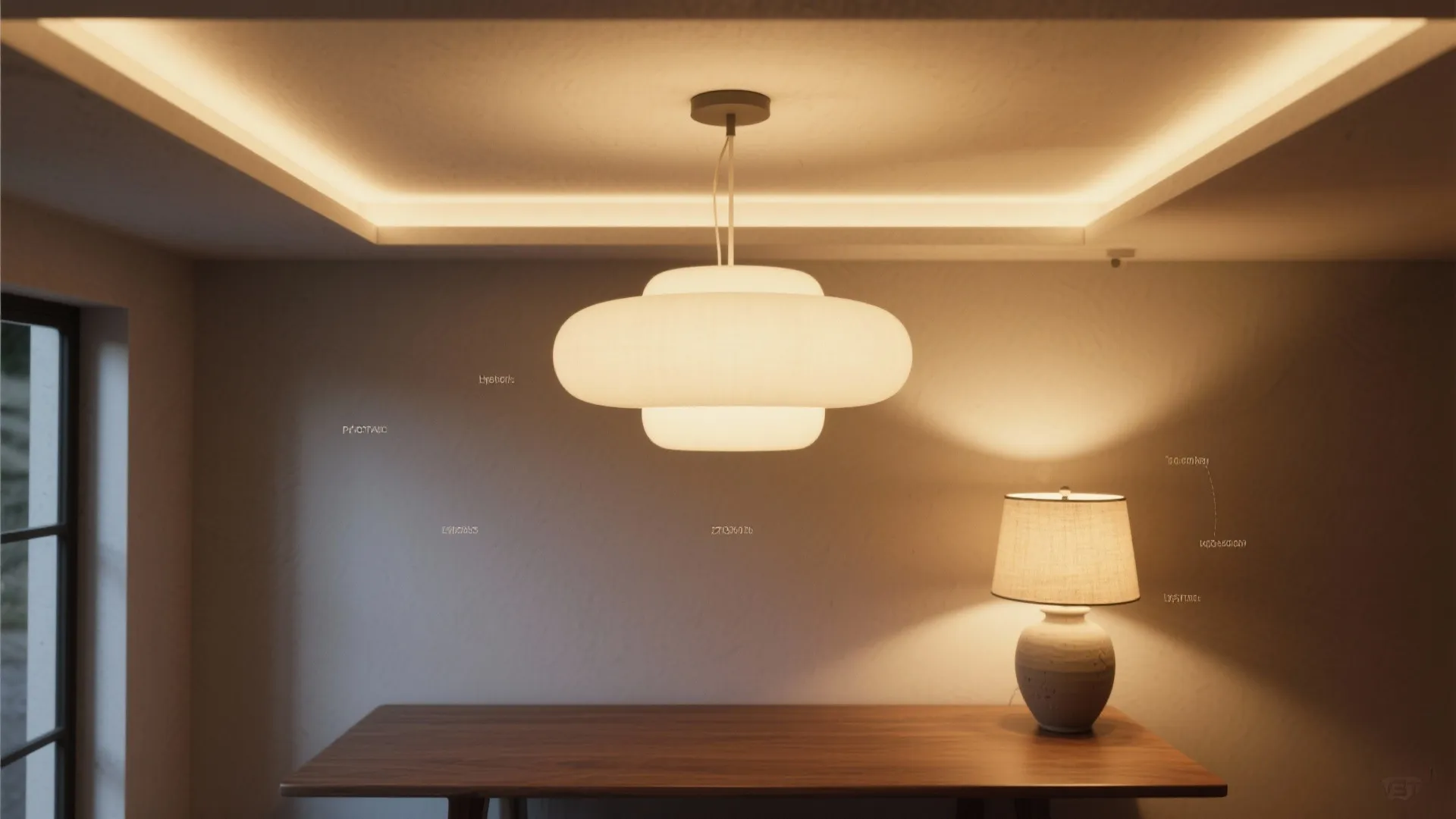 Layered lighting for depth