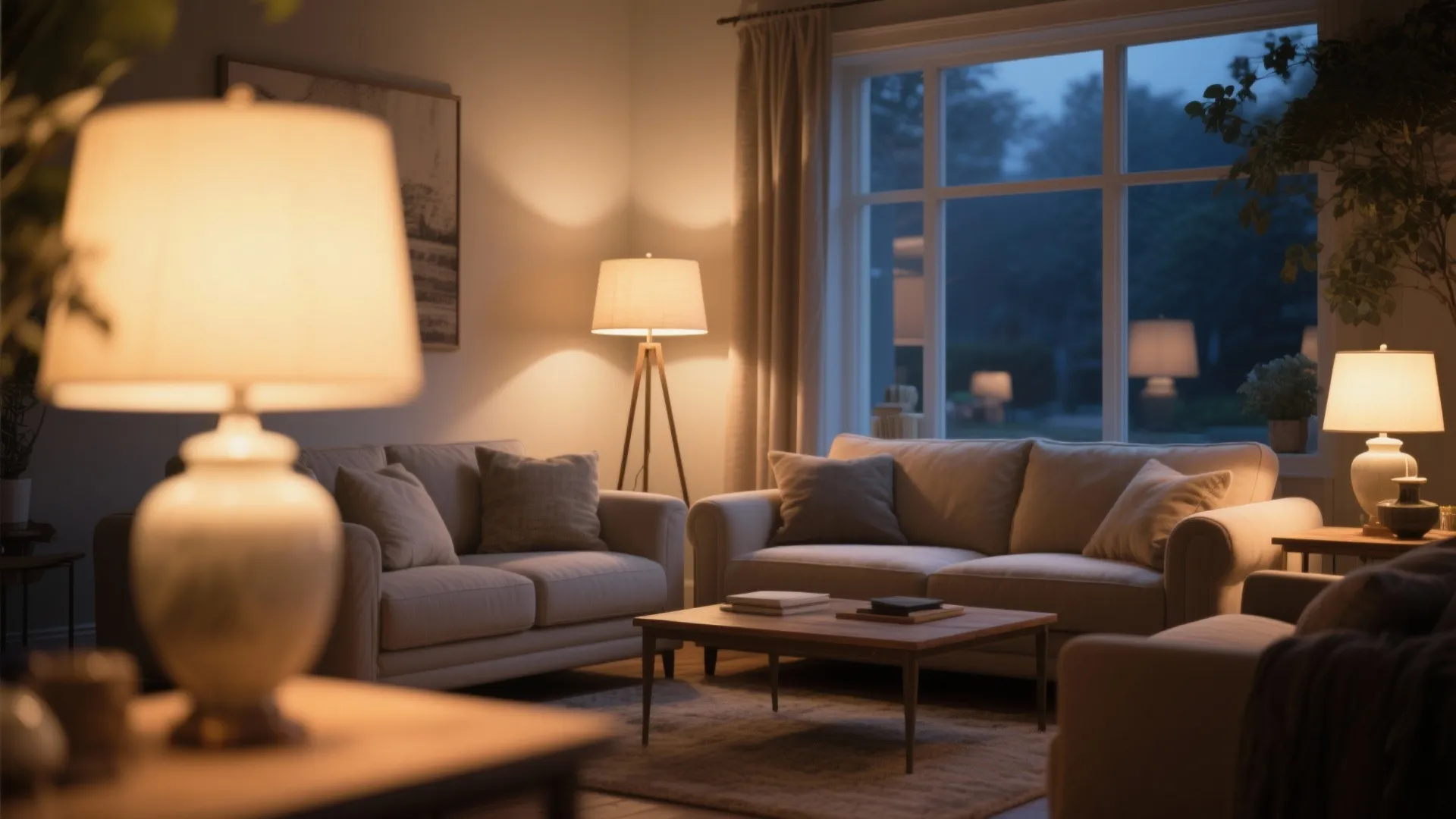 4. Soft Lighting & Layered Lamps