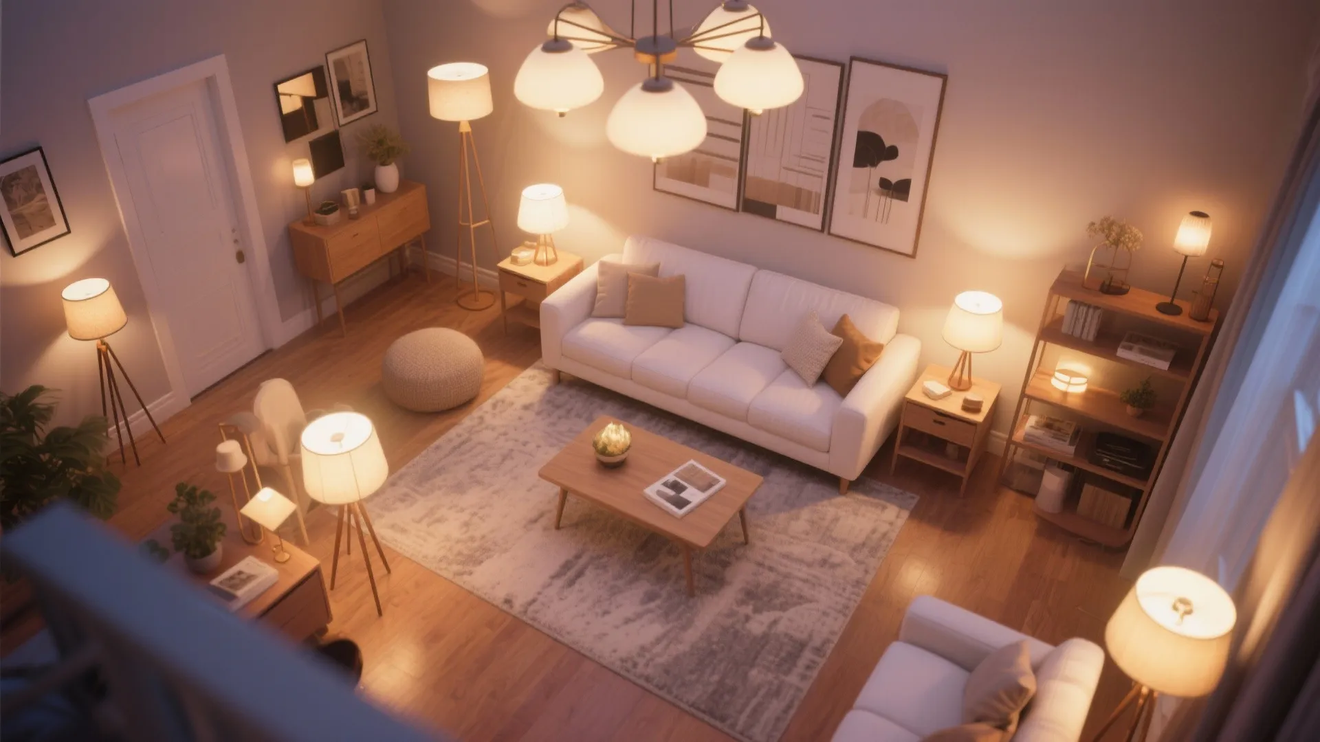 10. Layered Lighting for Versatility