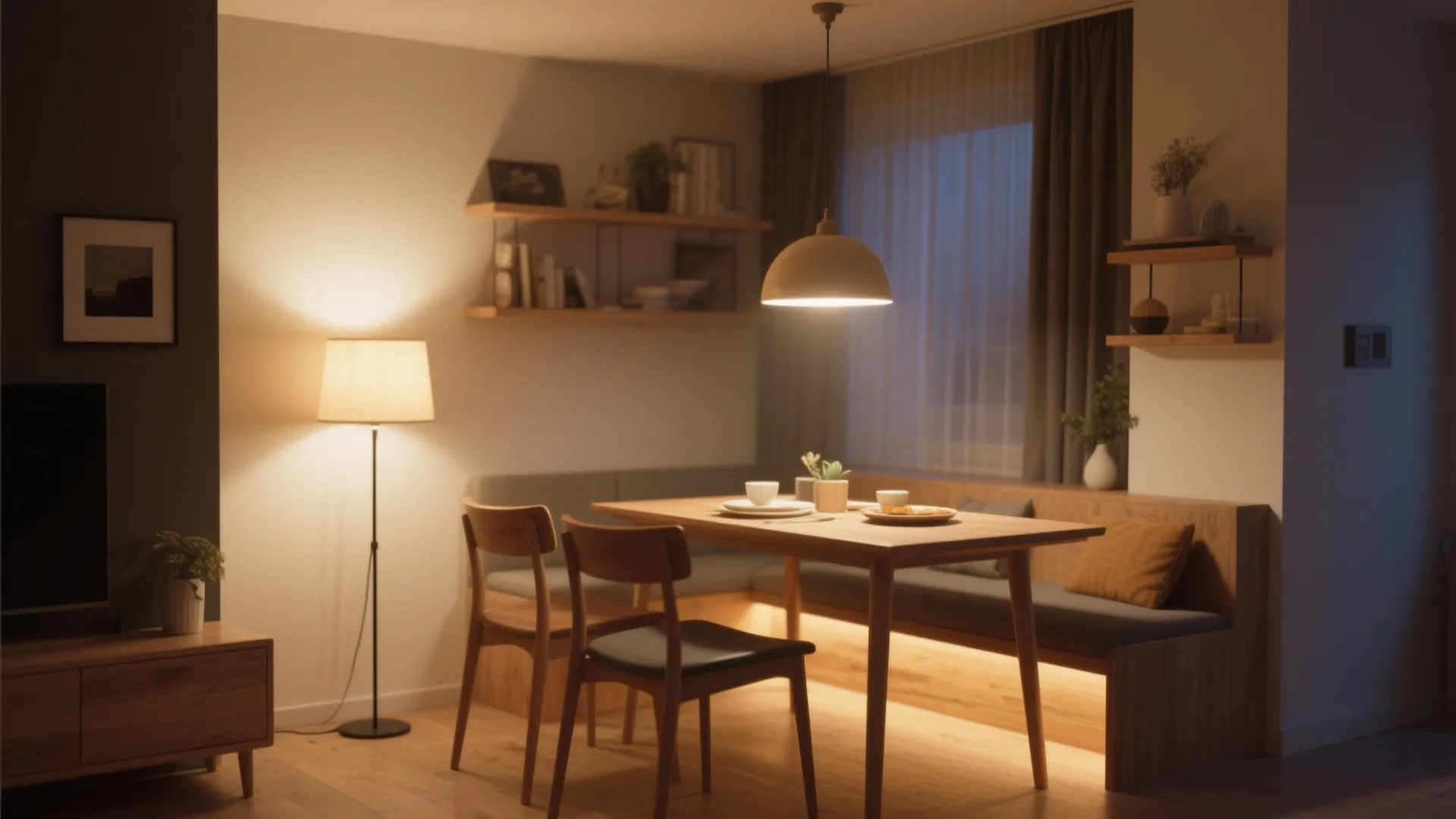 3. Layered Lighting for Warmth