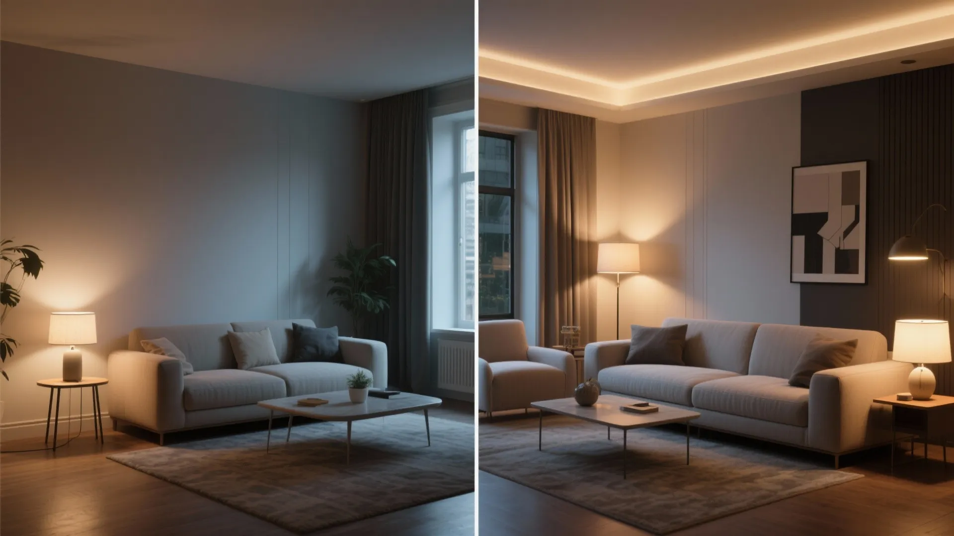 10. Layered Lighting with Multiple Lamp Types