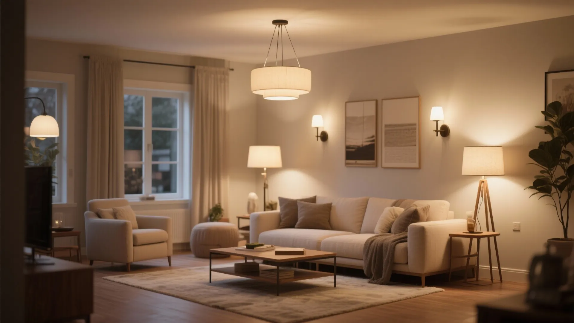 6. Layered Lighting with Multiple Fixtures