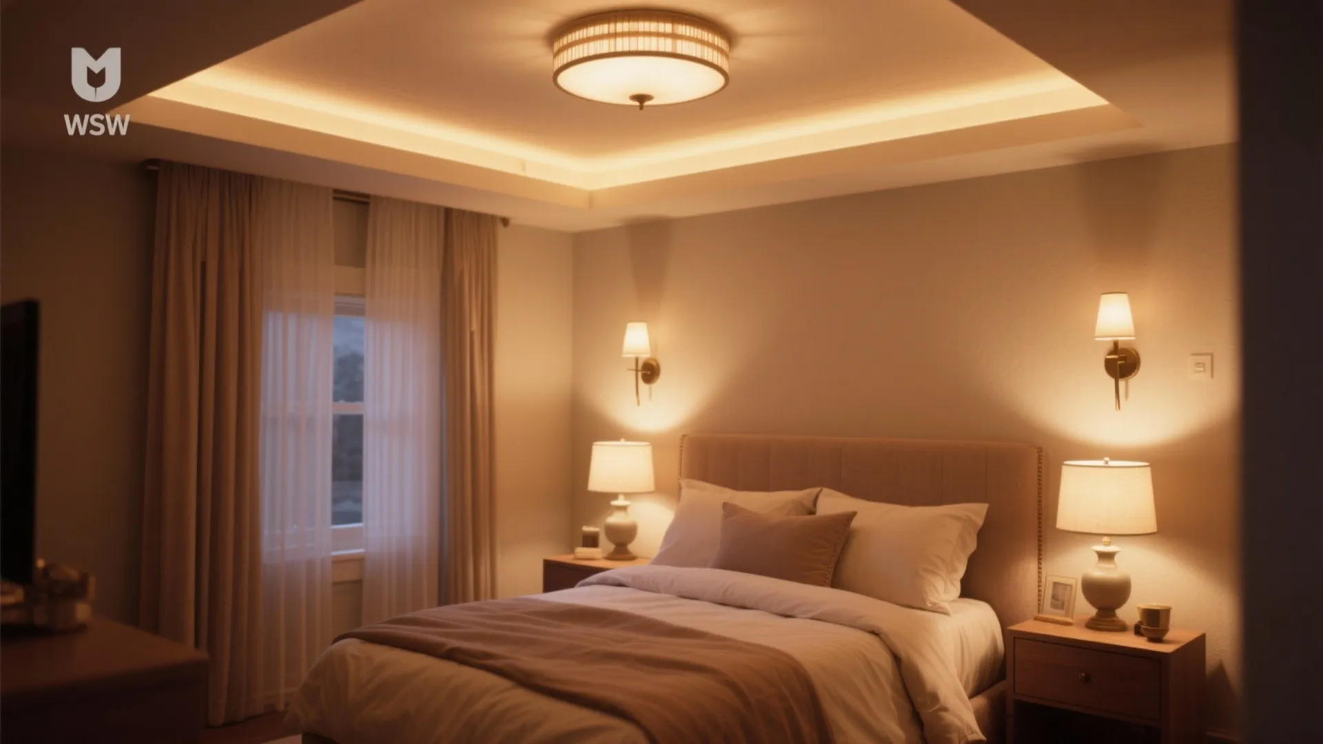 9. Layered Lighting for Multi-Use Comfort