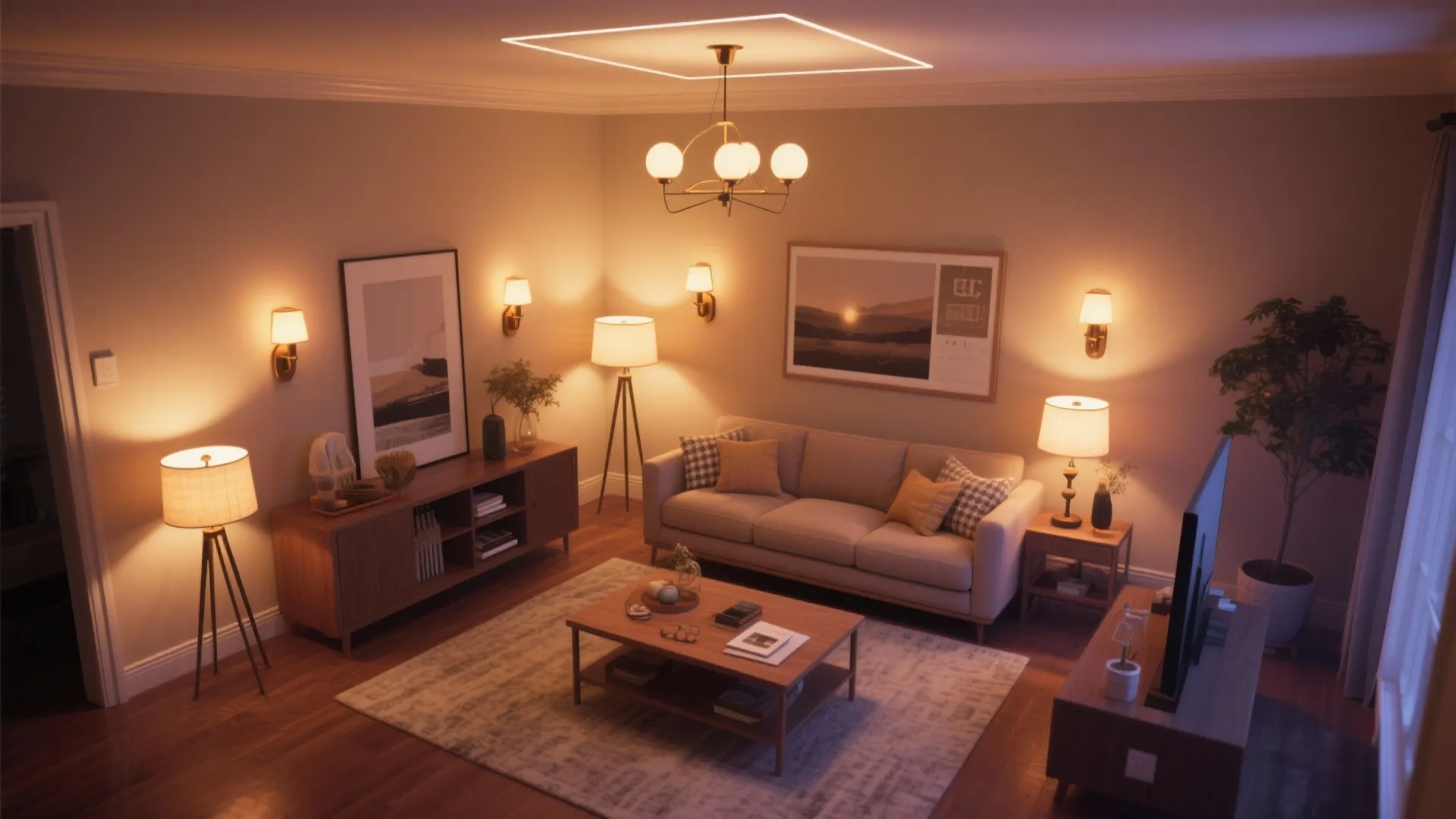 2. Layered Lighting Plan