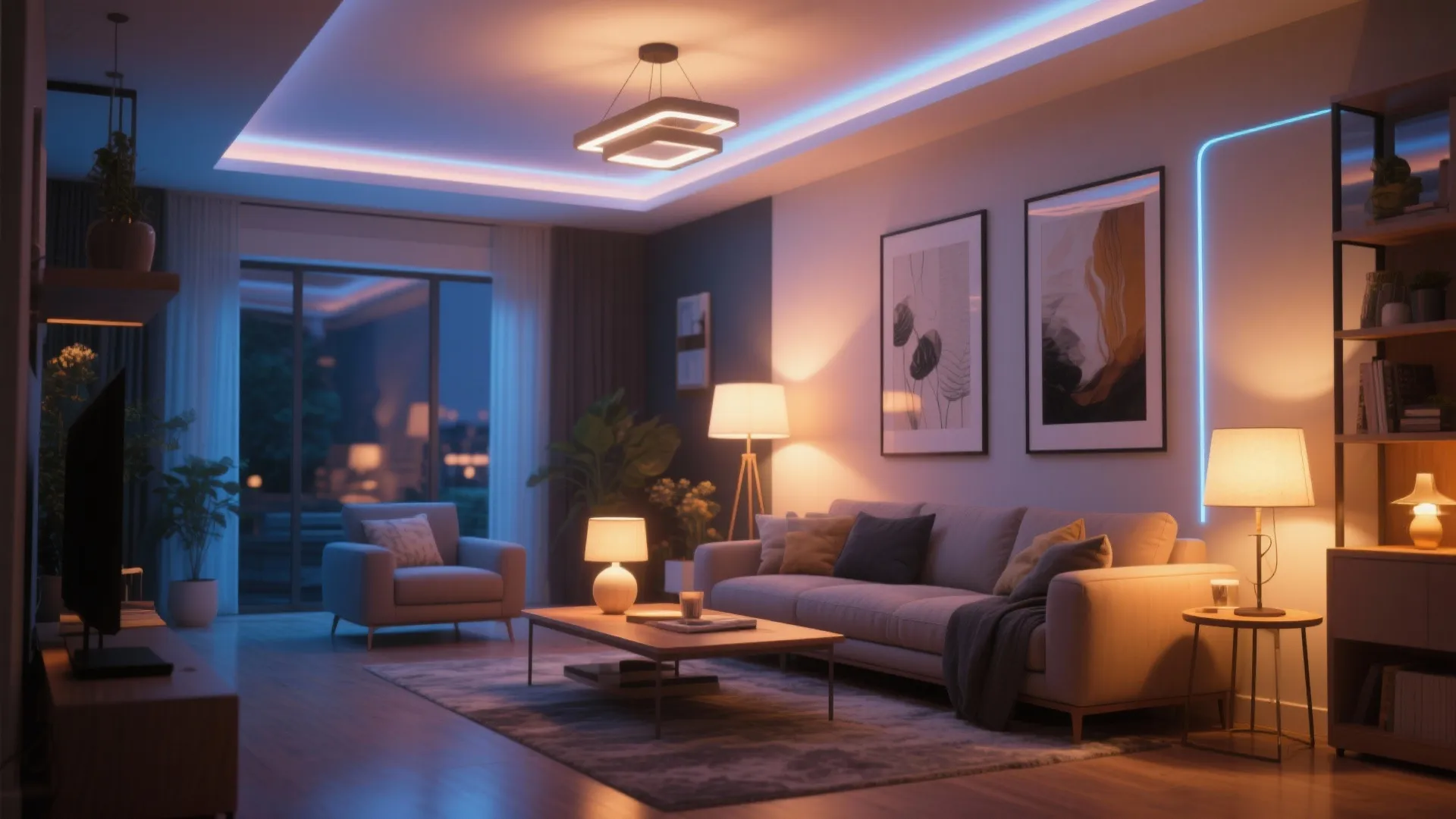 10. Layered lighting scheme