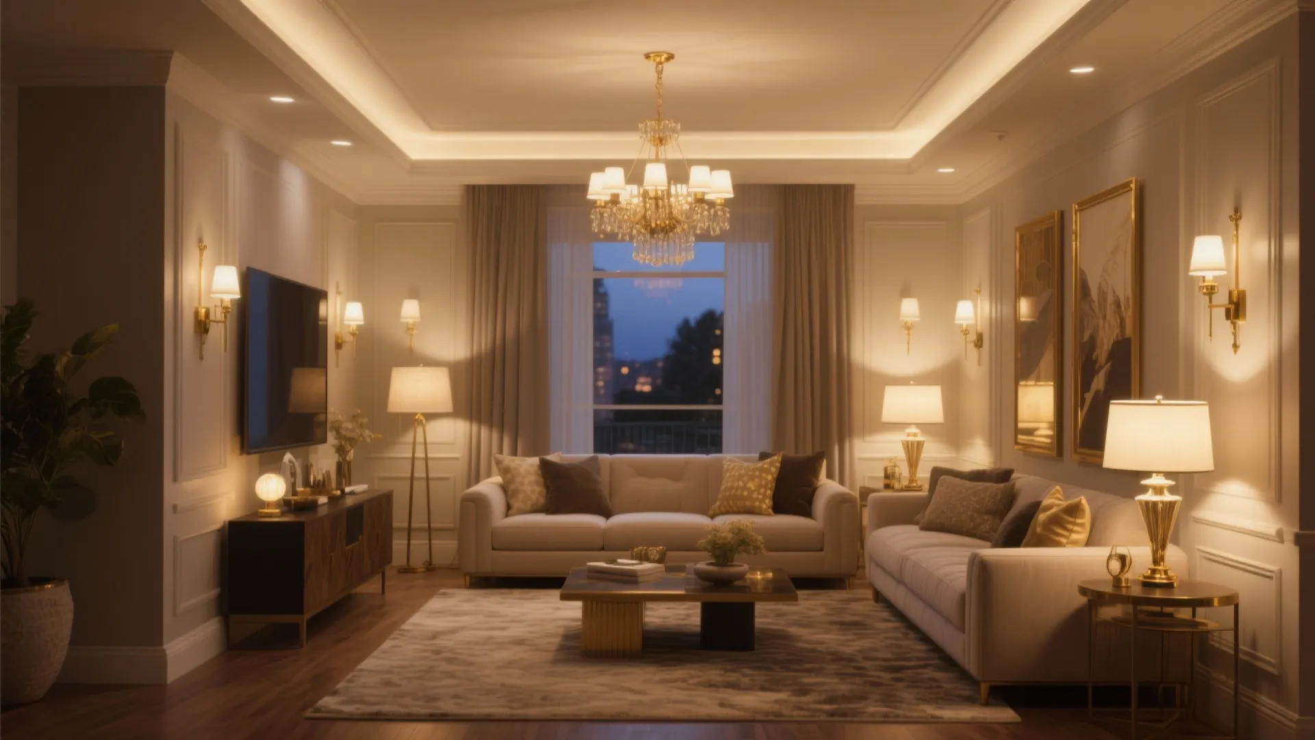 Layered Lighting Zones