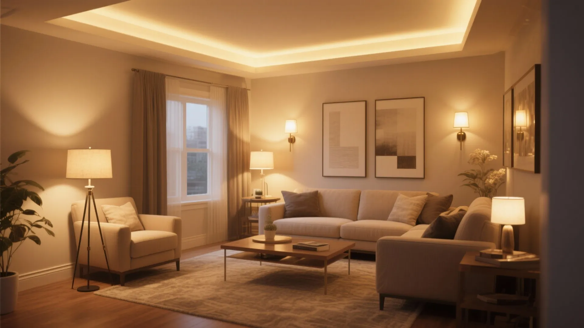 3. Layered lighting for flexibility