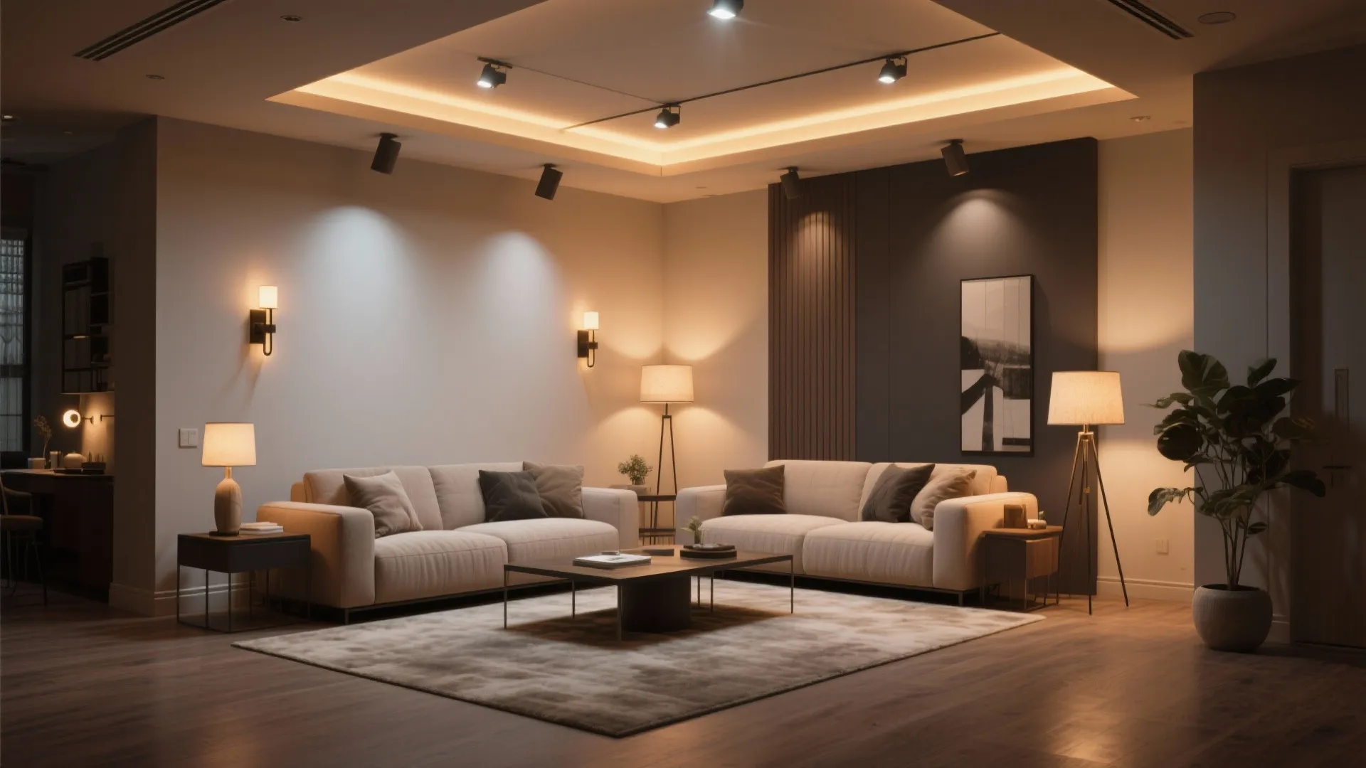 4. Layered lighting scheme