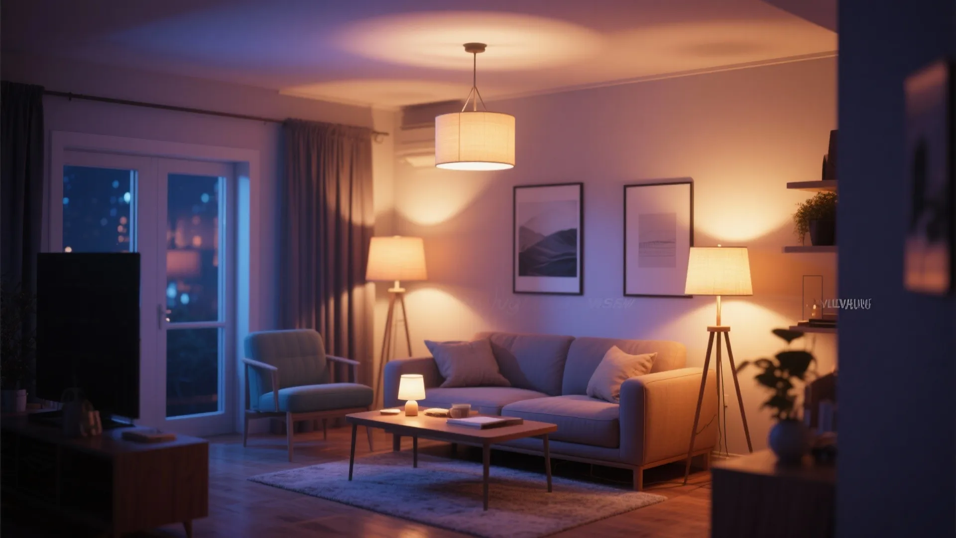 Layered lighting scheme