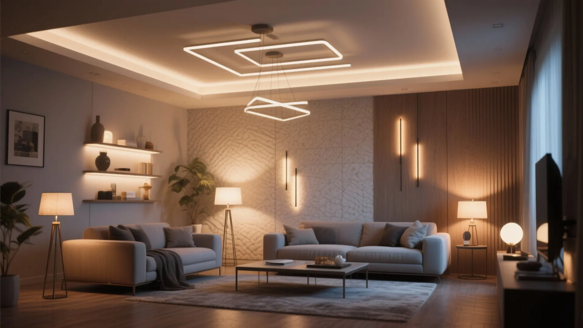 3. Layered lighting strategy