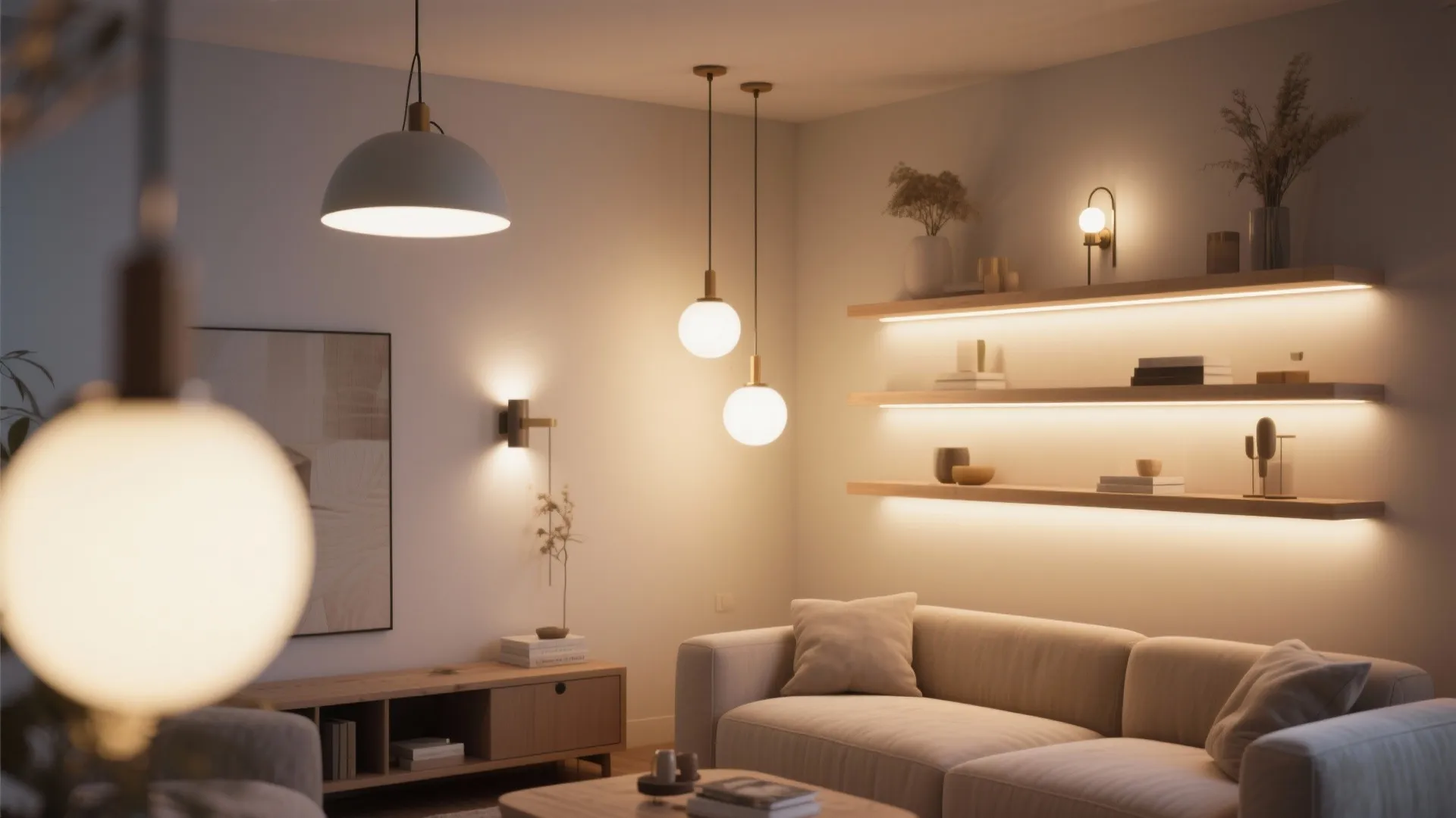 2. Layered Lighting for Ambiance