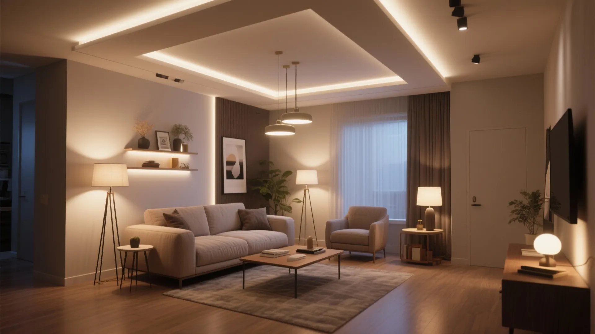 10. Layered Lighting Concept