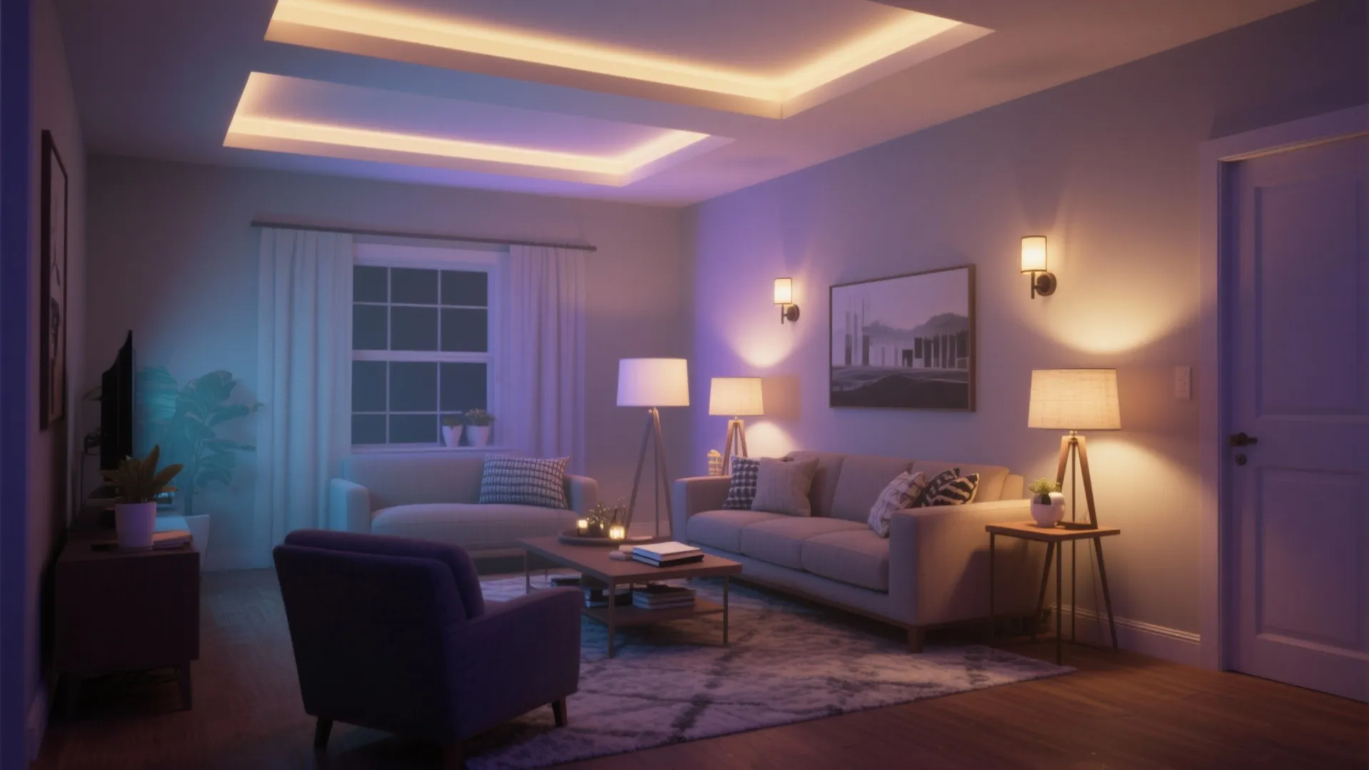4. Layered Lighting for Mood Control