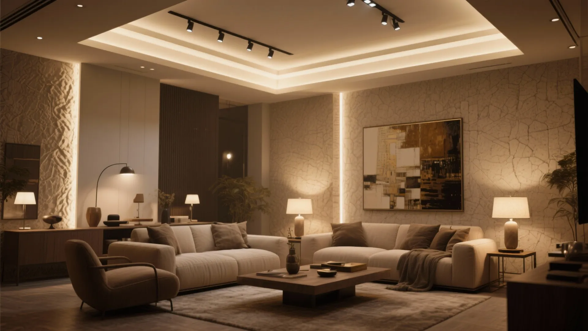 Layered lighting design