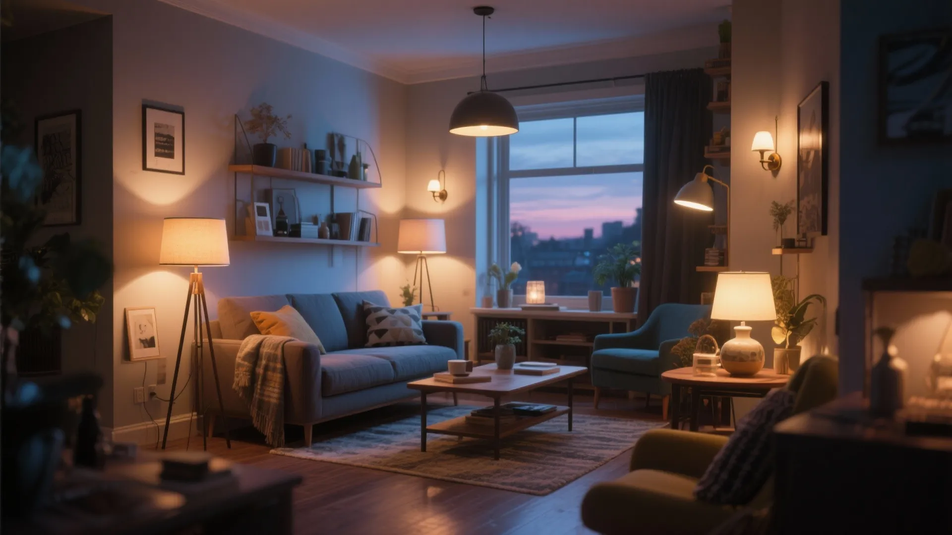 4. Layered lighting for versatility