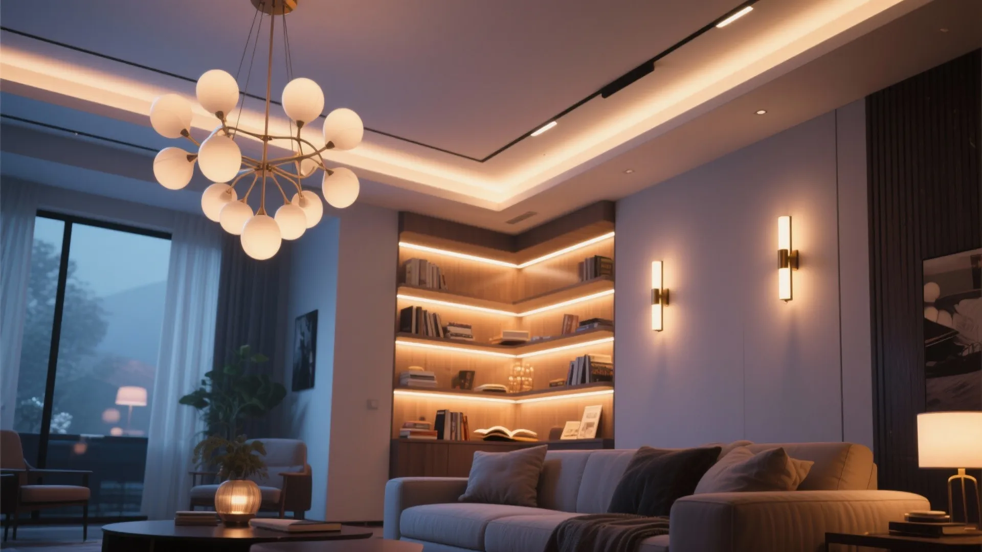 3. Layered Lighting Scheme