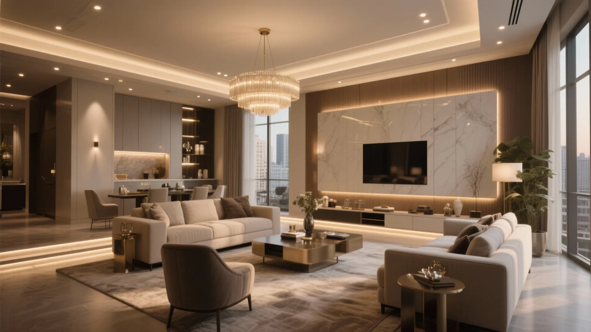 Layered Lighting with Mixed Sources