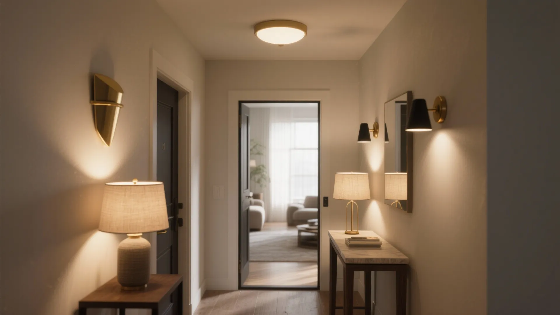 2) Layered Lighting at the Threshold