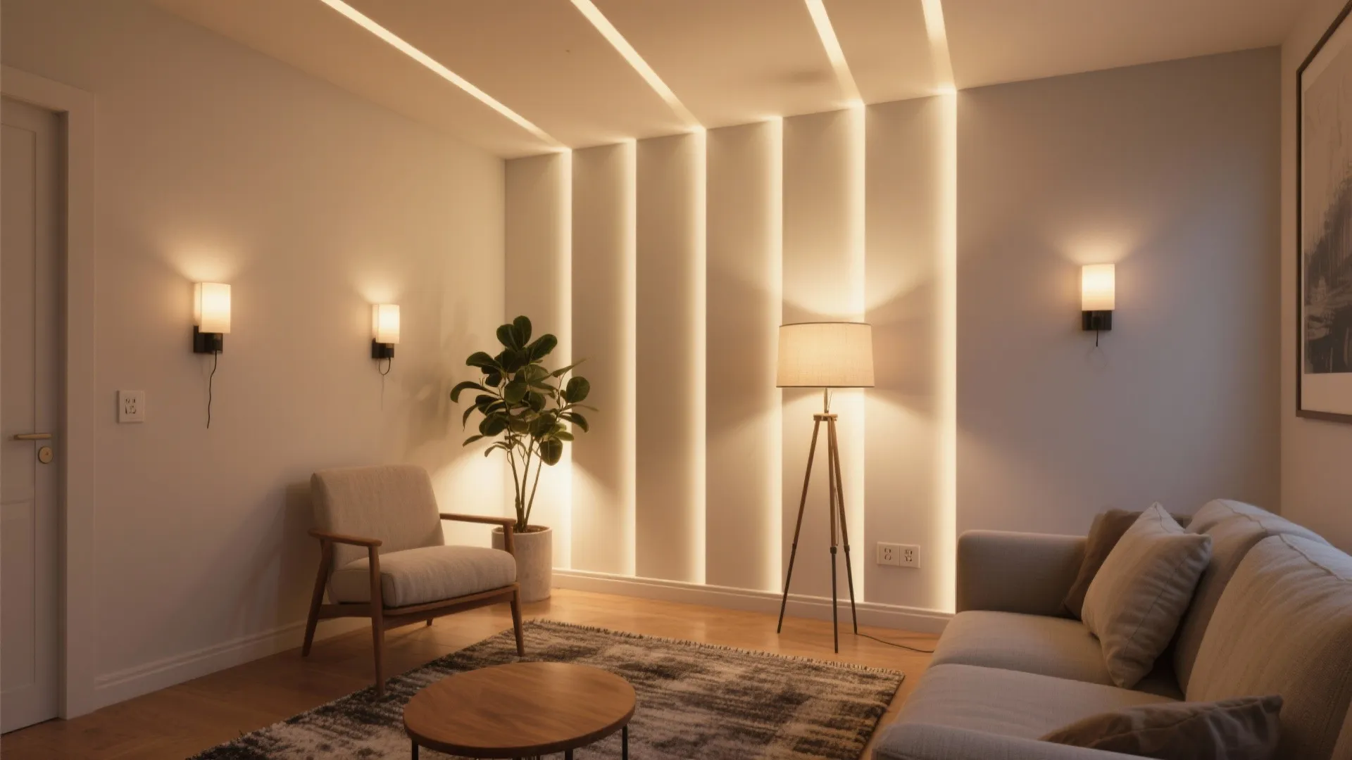 Layered Lighting on the Walls, Not Just the Ceiling