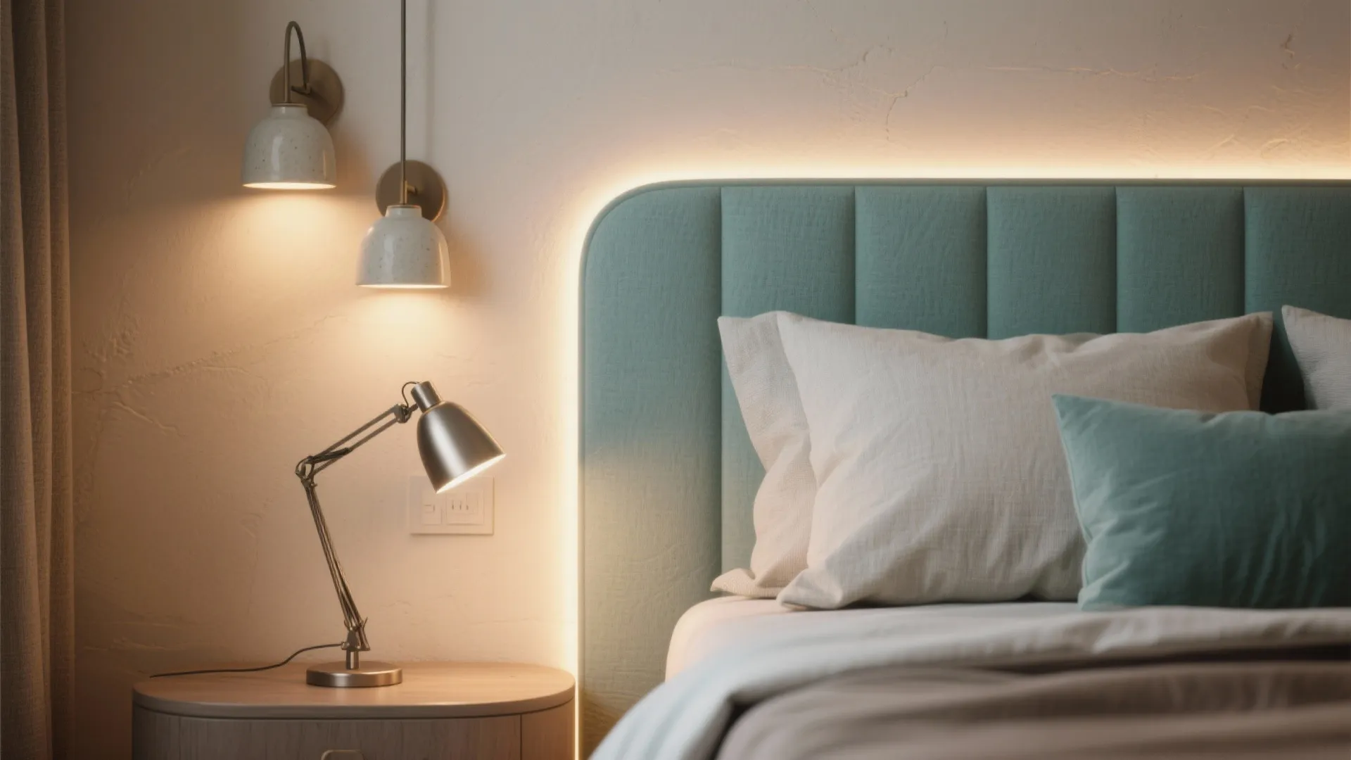 3. Layered Lighting and Accent Colors