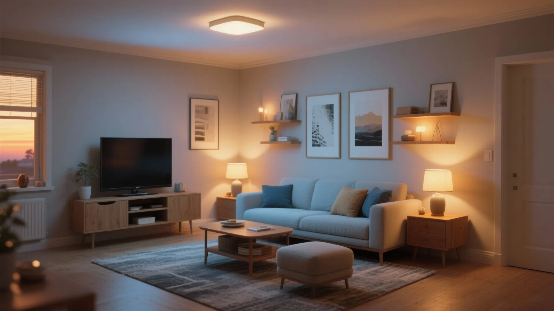 Layer the light, keep glare low