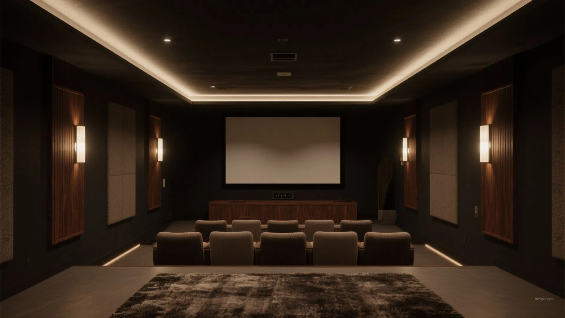 Idea 1: Layer light for screens, not ceilings