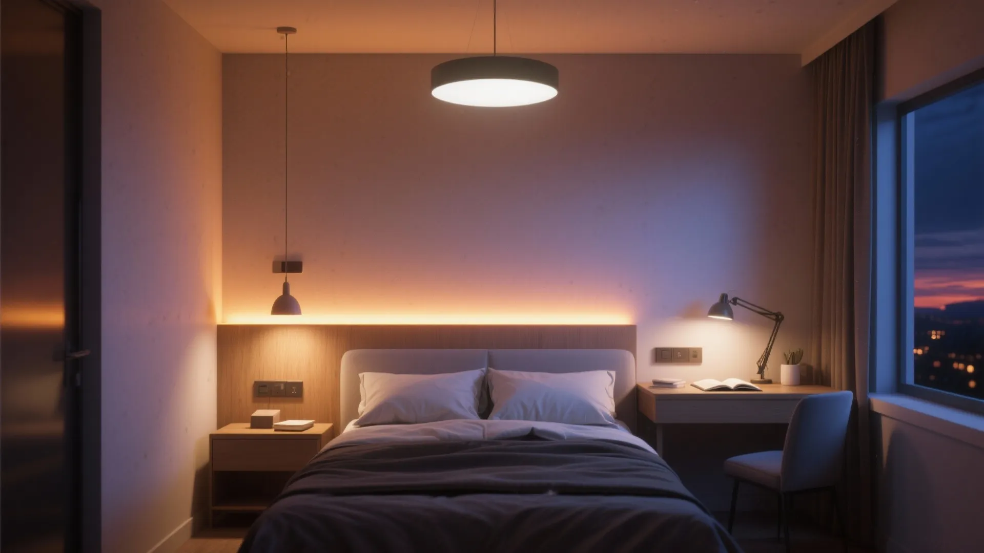 Layered Lighting and Dimmer Controls