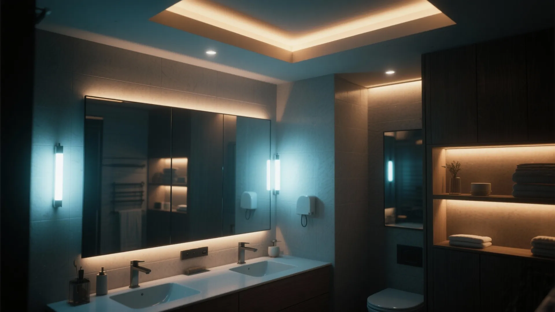 4. Layered Lighting for Function and Mood