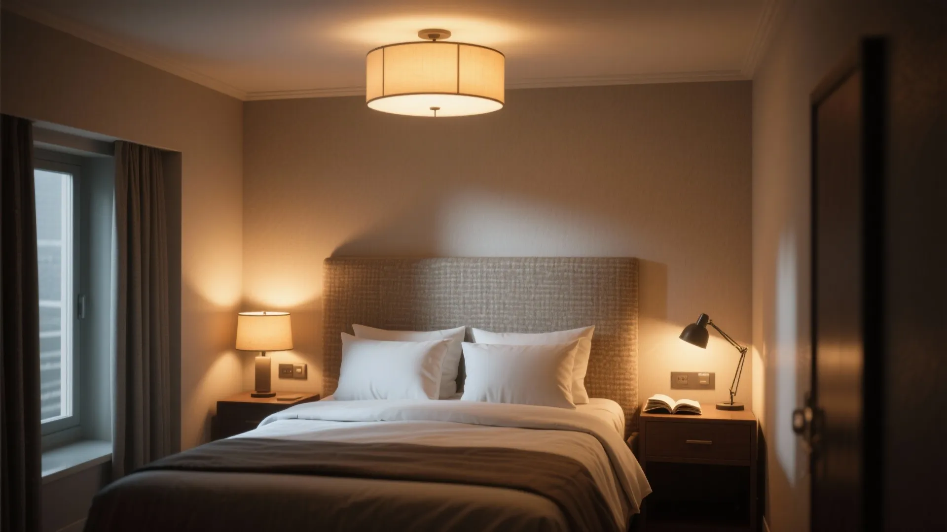 2. Use layered lighting for mood and function