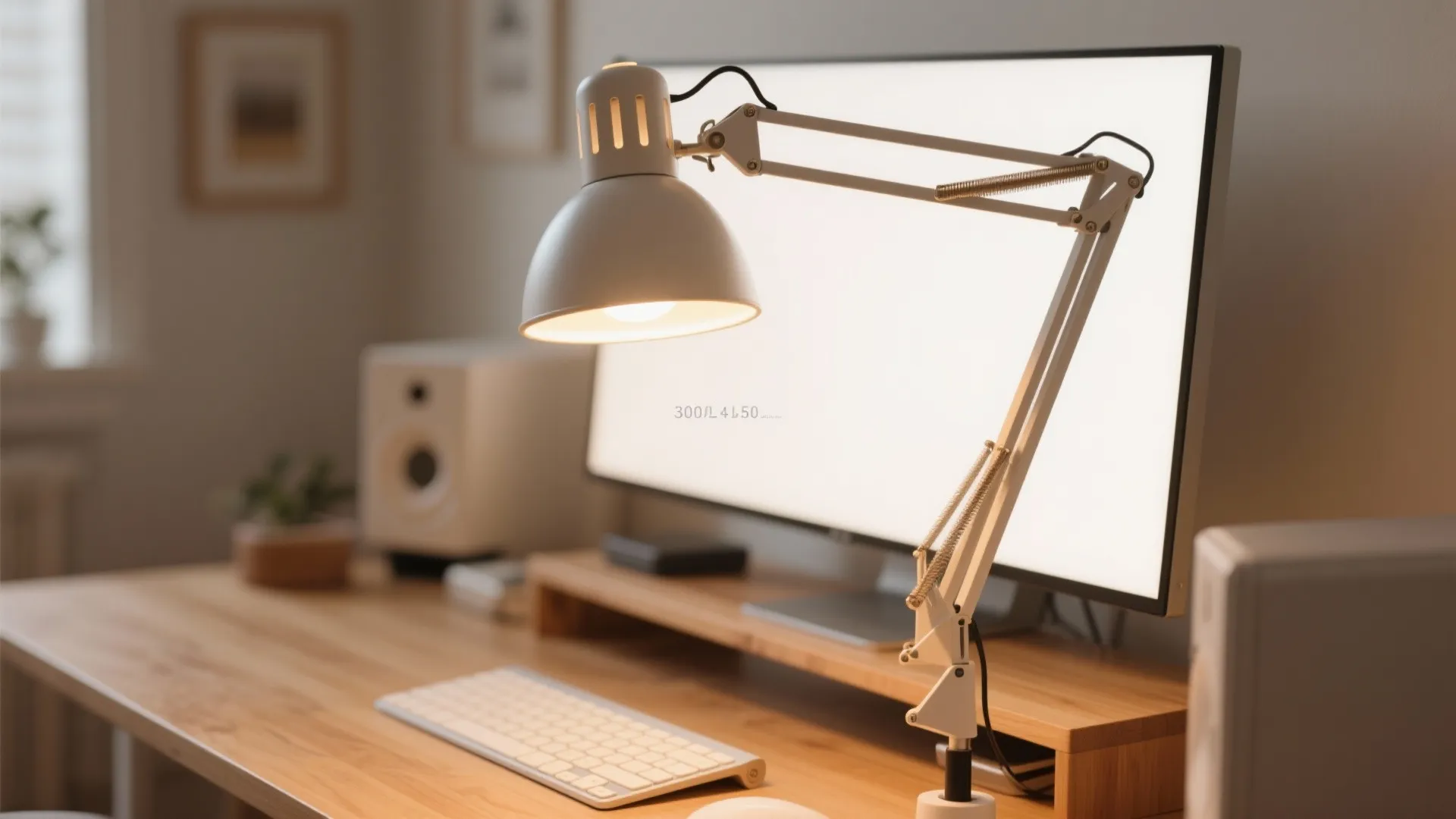 1. Layered lighting with a dedicated task lamp