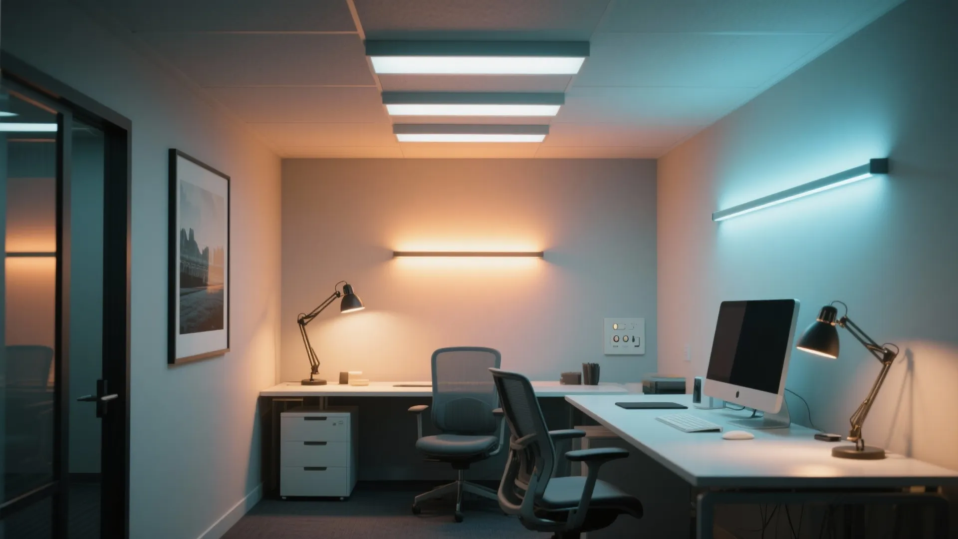 Office With No Windows: 5 Creative Ideas: Practical, budget-friendly design moves to make a windowless office feel bright, spacious and productive