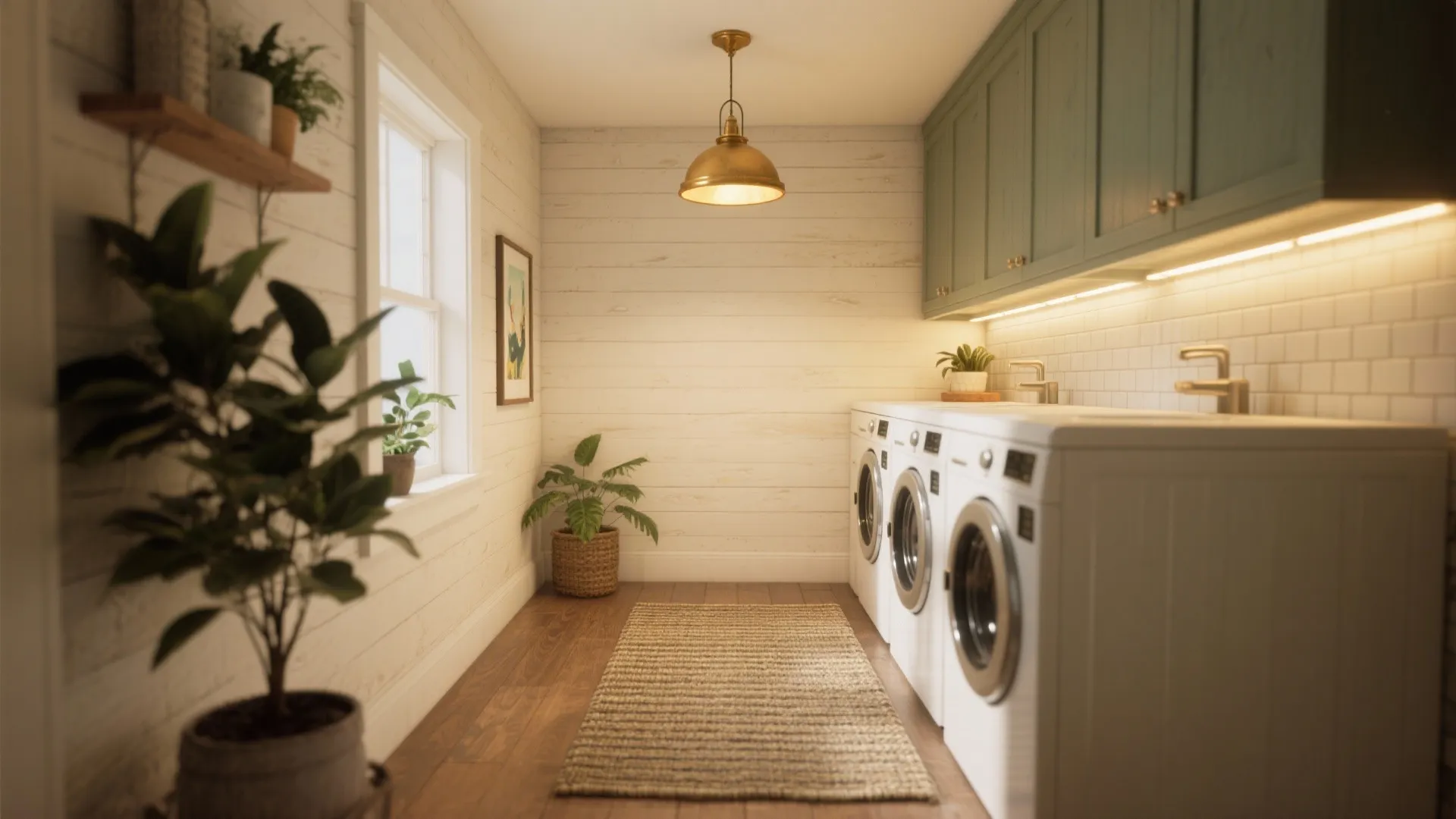 5. Layer lighting and texture for small luxury