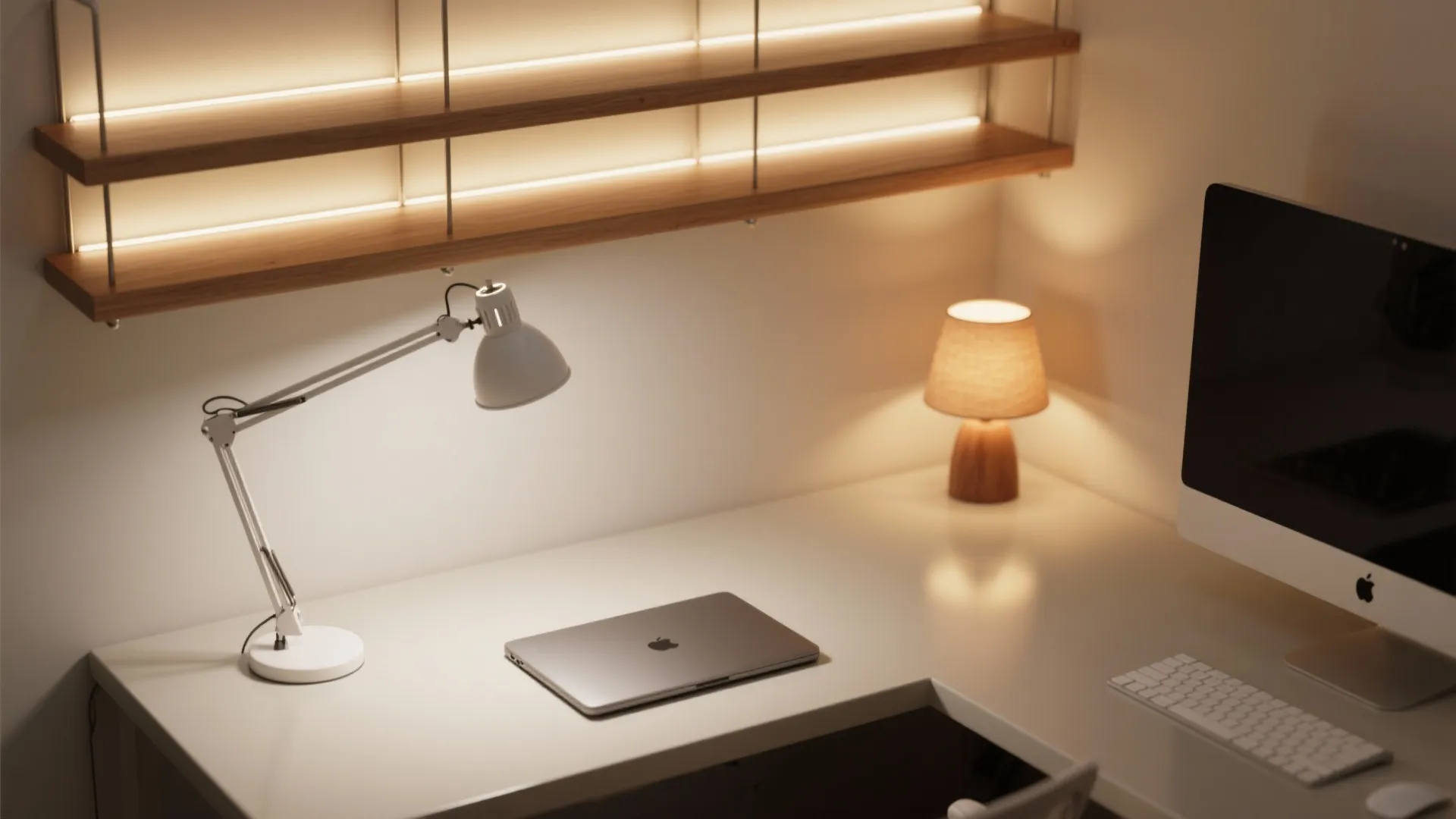 Layered Lighting for Focus (Task, Ambient, Accent)