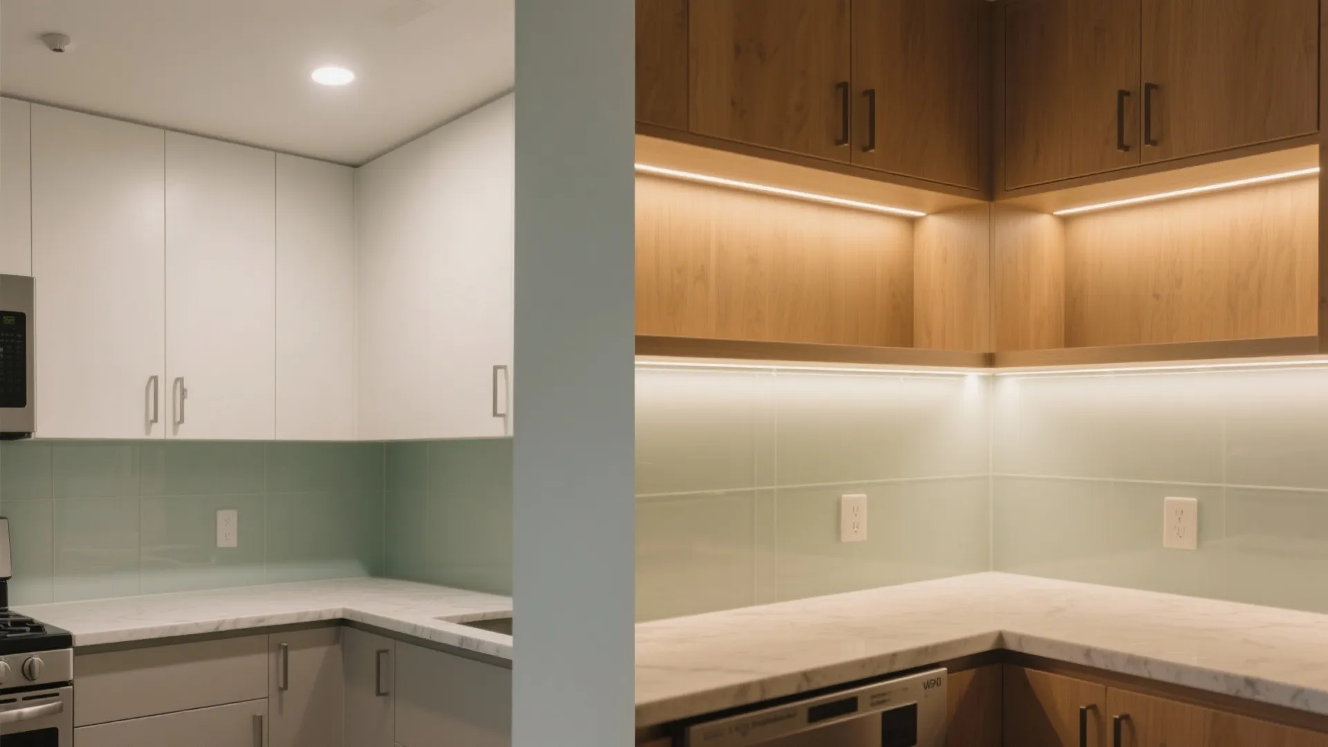 Smart Lighting Layers in Tiny Kitchens