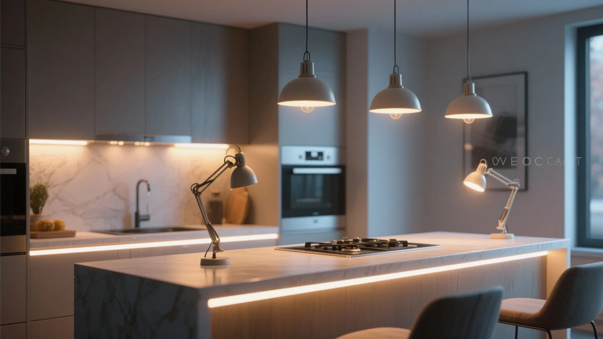 4. Layered Lighting for Mood and Task