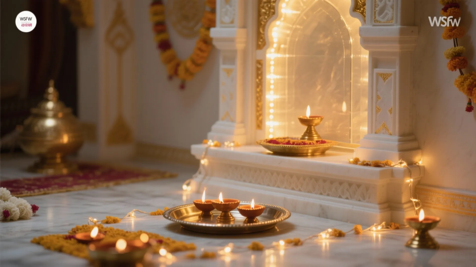 Smart Lighting: Diyas, String Lights, and Diffused LEDs