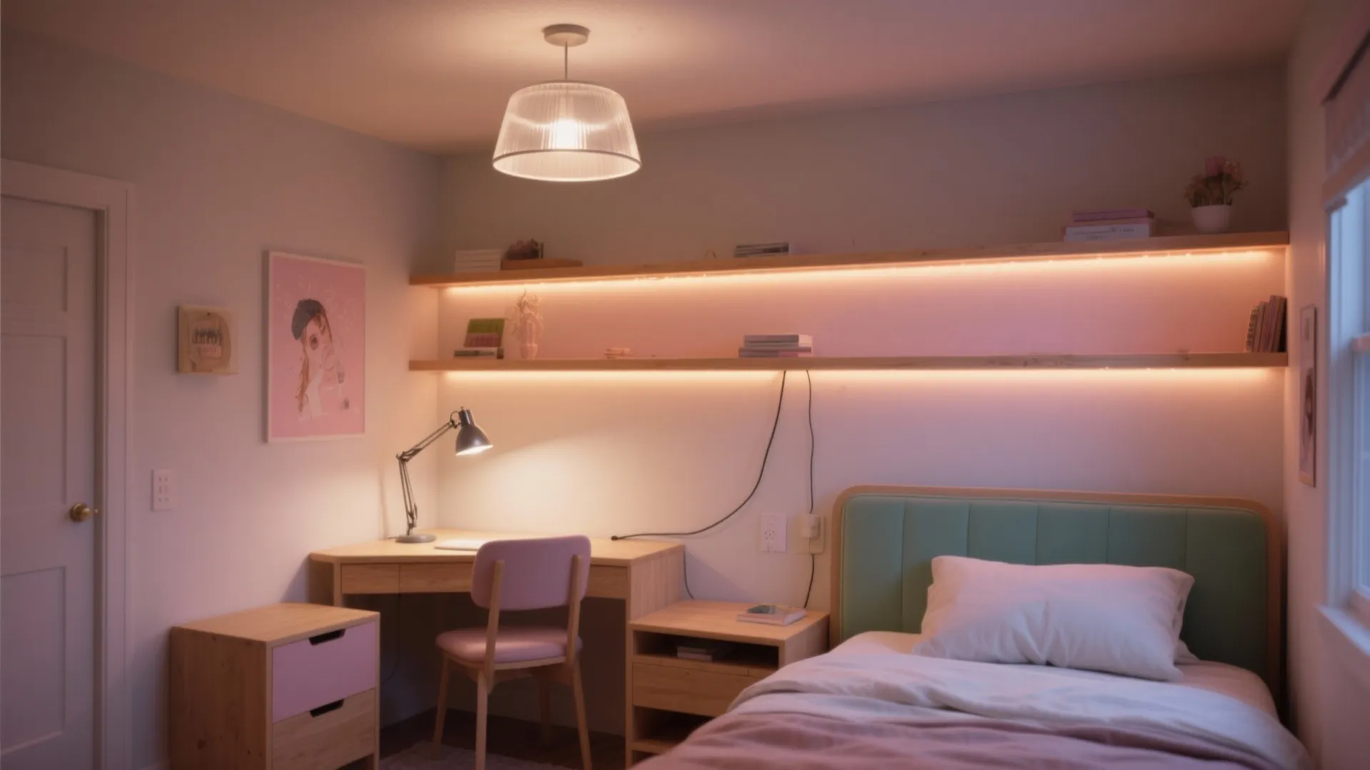 Layered Lighting for Mood and Focus