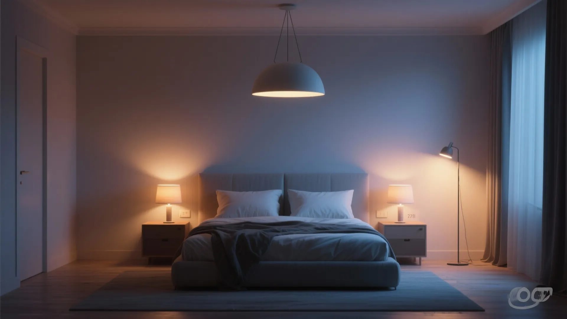 2. Soft lighting layers, not a single bright bulb