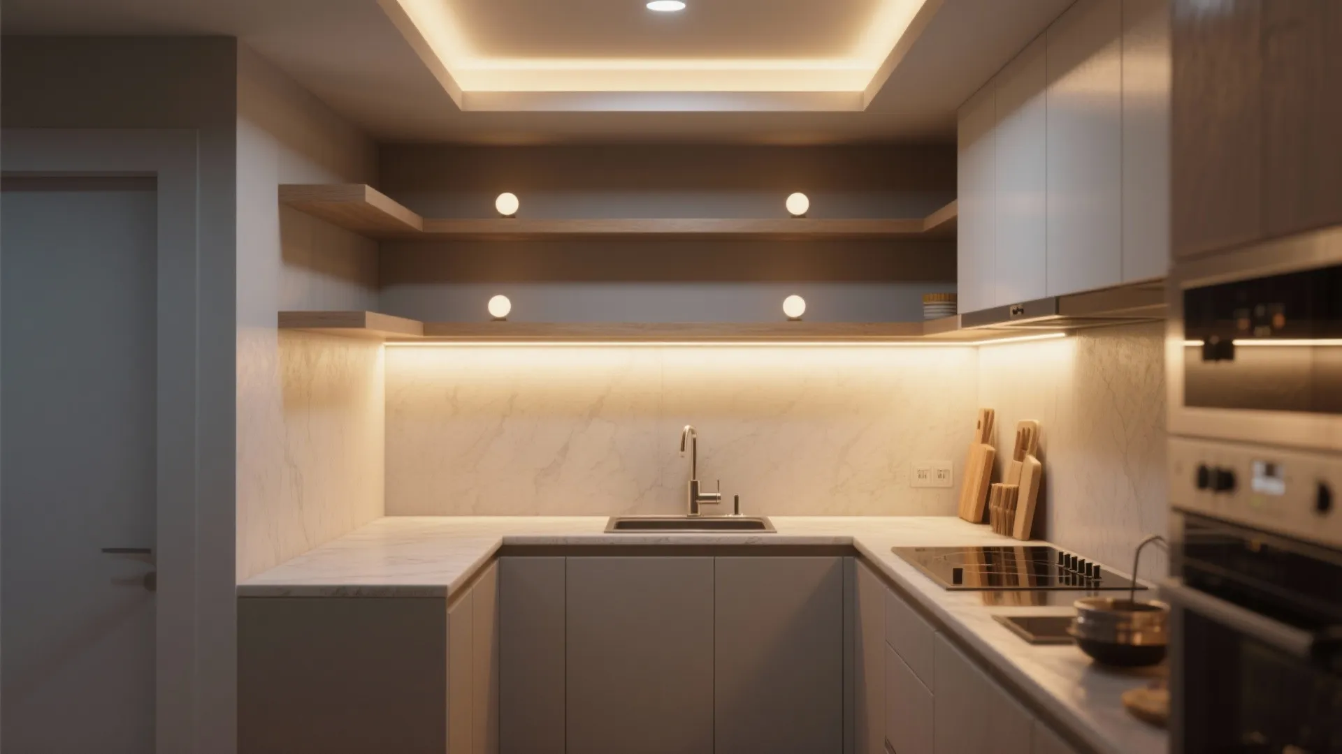 1. Layer lighting: ambient + task + accent