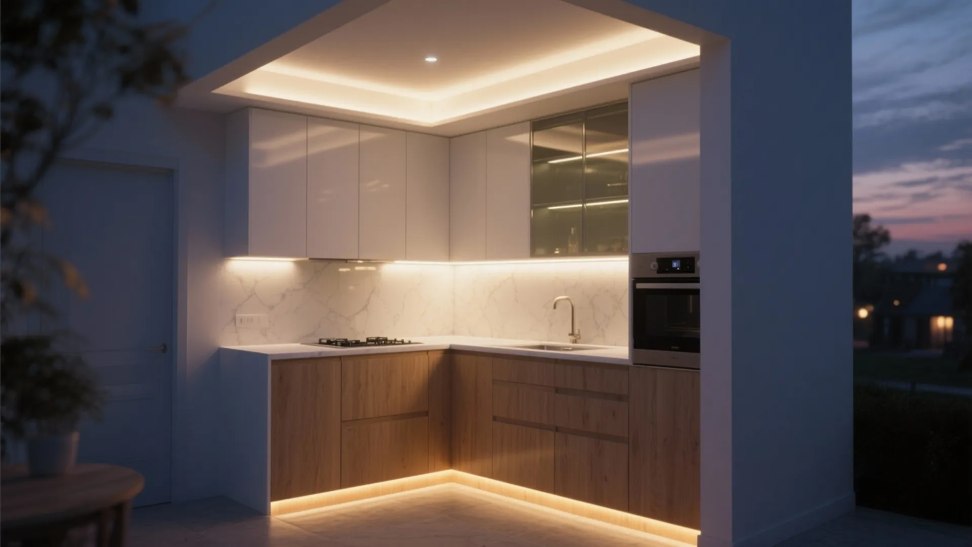 Layered Lighting for Small Kitchens