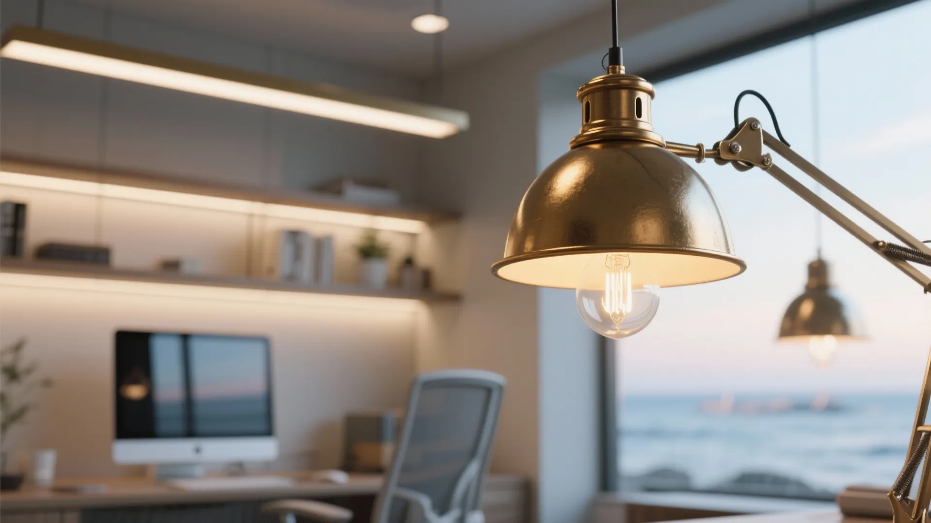 4. Light, Layered Lighting and Marine-Inspired Fixtures