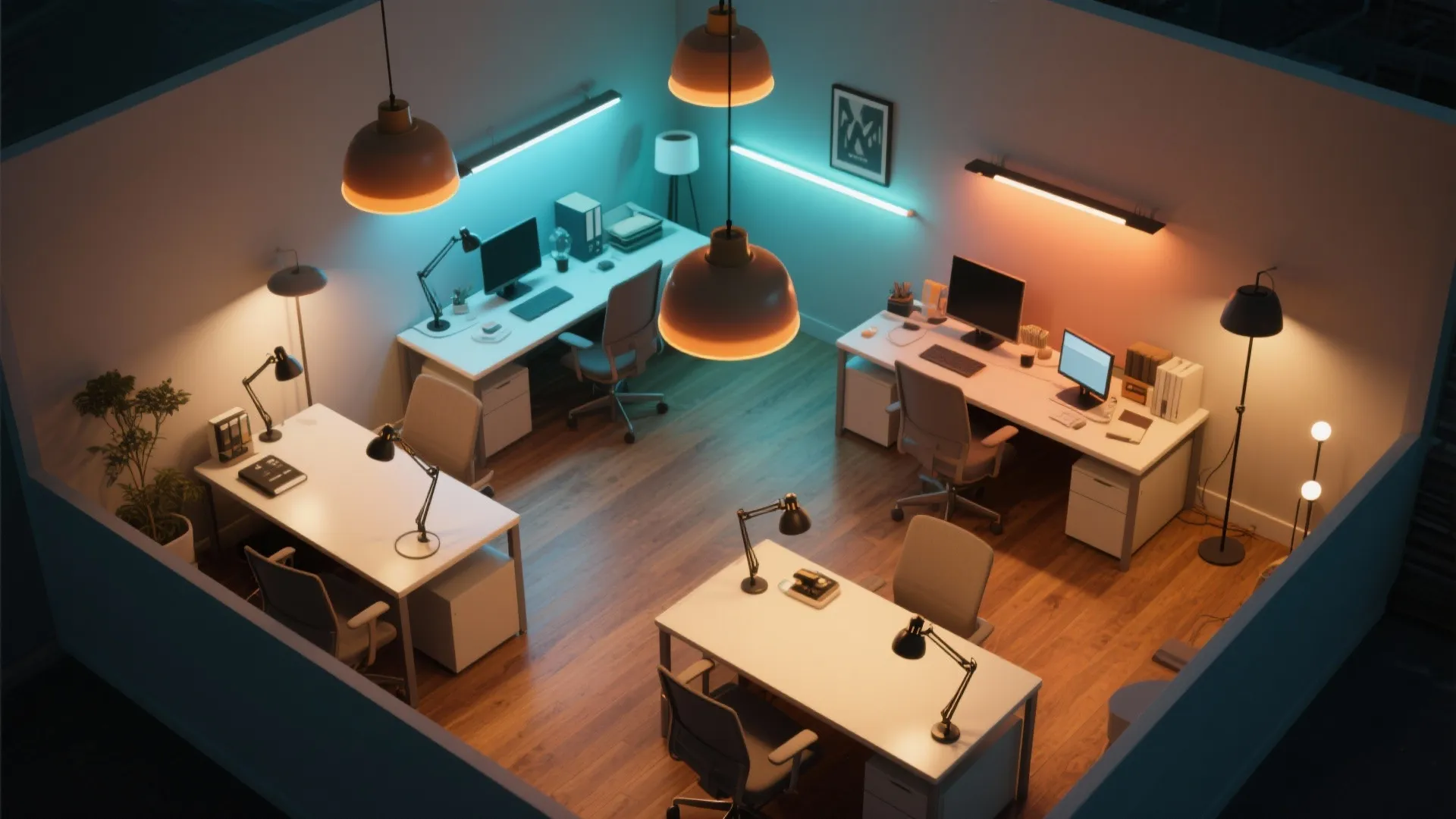 3. Use layered, tunable lighting