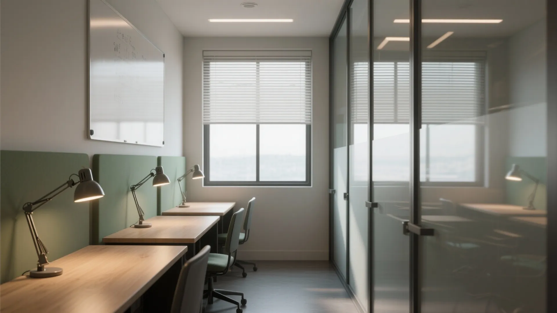 Daylight-first, layered lighting that fights glare